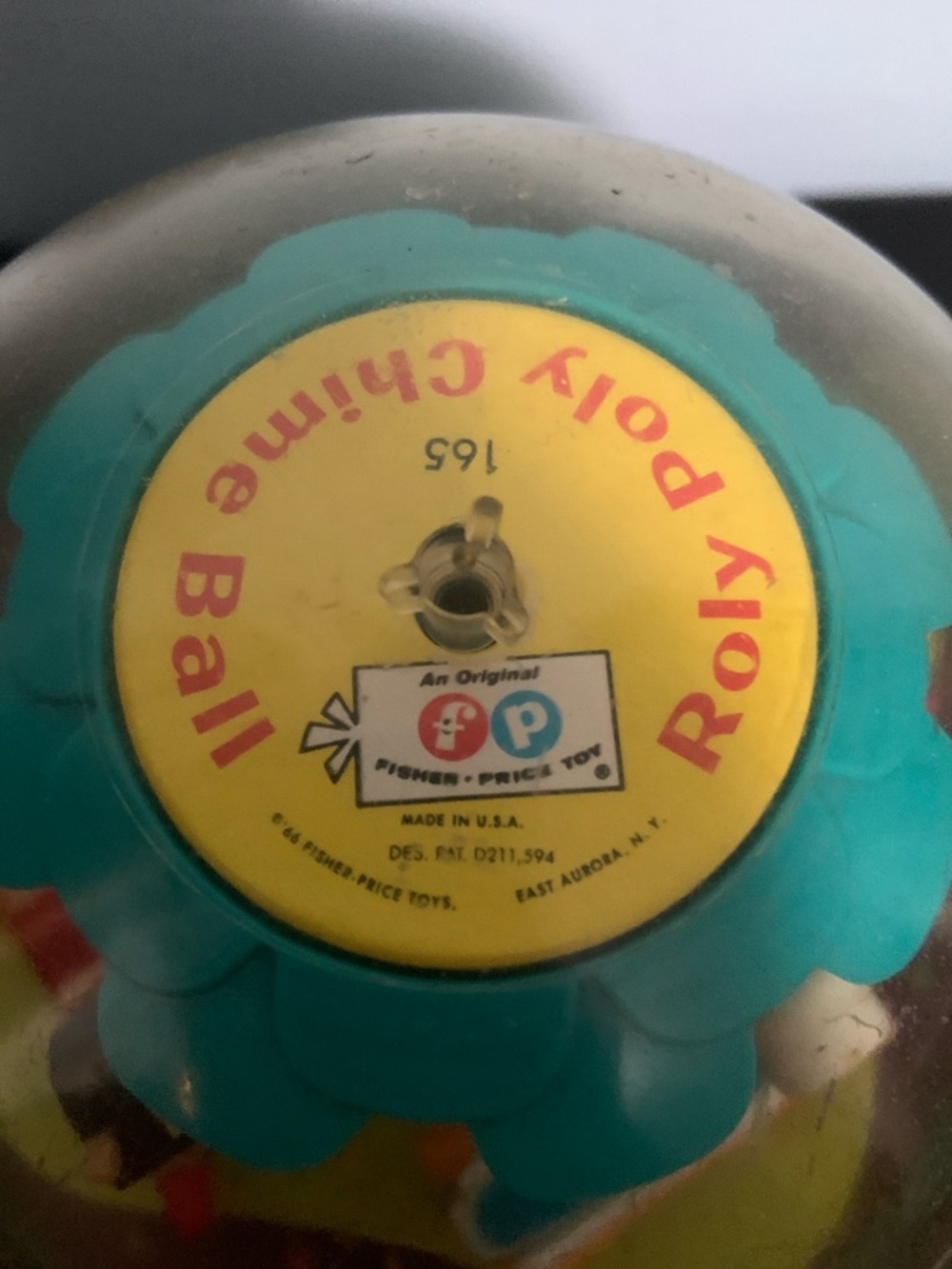 Vintage Fisher Price Roly Poly Chine Ball - Picture 5 of 8
